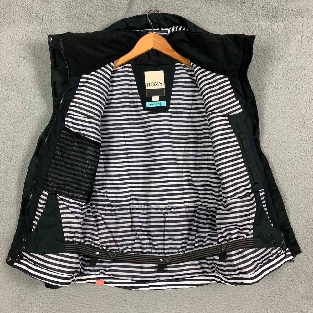 Roxy Jetty Block Jacket Women's Small True‎ Black Tropical Day Snowboard DryRide - Picture 5 of 11